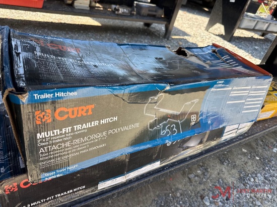 CURT CLASS 3 MULTI-FIT TRAILER HITCH 2" X 2" TUBE