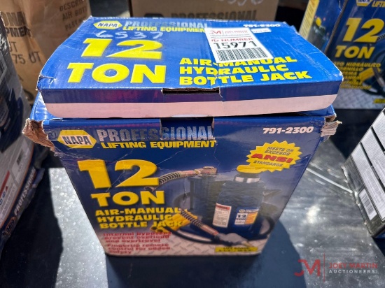 NAPA 12 TON PNEUMATIC BOTTLE JACK