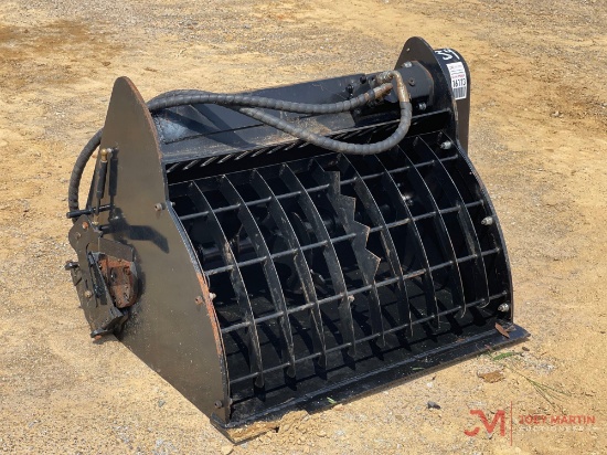 34" CONCRETE MIXING BUCKET MINI SKID STEER ATTACHMENT