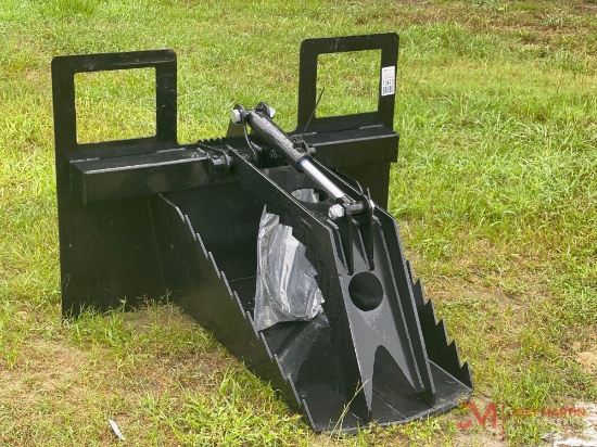 NEW STUMP GRAPPLE BUCKET SKID STEER ATTACHMENT