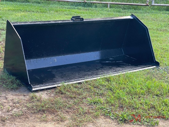 NEW 84" HIGH CAPACITY SMOOTH BUCKET SKID STEER ATTACHMENT