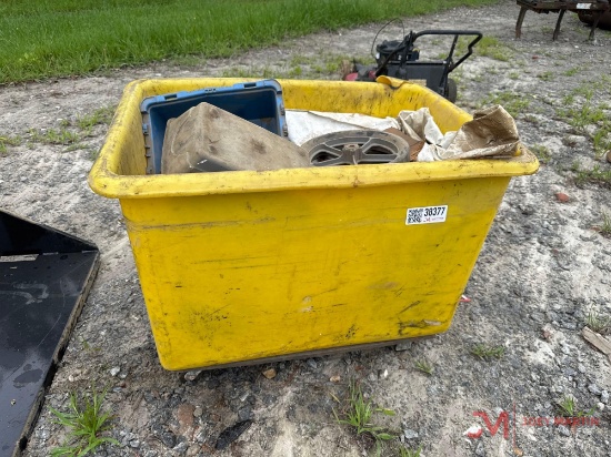 CART AND CONTENTSVARIOUS SHOP SUPPLIES AND TOOLS