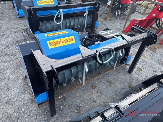 Raytree Drum Mulcher Skid Steer Attachment
