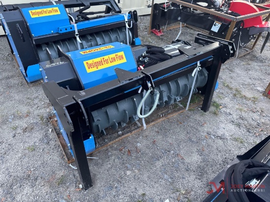 Raytree Drum Mulcher Skid Steer Attachment