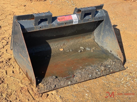 36" Smooth Bucket Mini Skid Steer Attachment