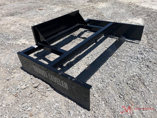 Gravel Leveler Skid Steer Attachment