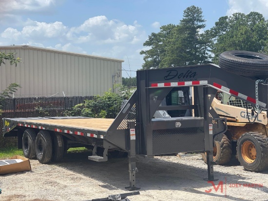 NEW/UNUSED 2026 25' DELTA GOOSENECK TRAILER