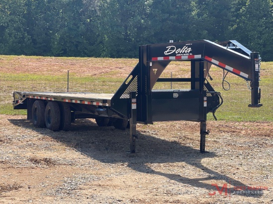 2026 25' DELTA T/A GOOSENECK TRAILER