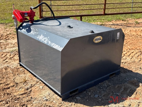 New X-Star 250 Gal Fuel Transfer Tank W/ Electric Pump