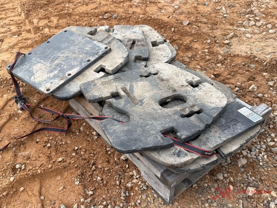 CONTENTS OF PALLET: TRACTOR WEIGHTS