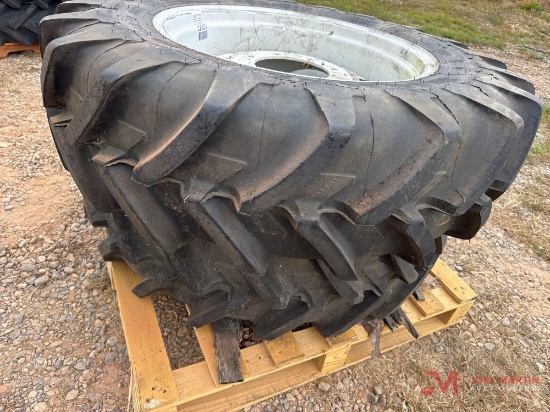 CONTENTS OF PALLET: (2) TRACTOR TIRES, 13.6R28