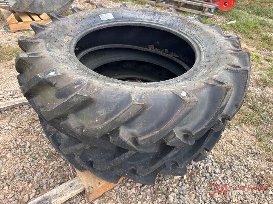 CONTENTS OF PALLET: (2) TRACTOR TIRES, 13.6-28