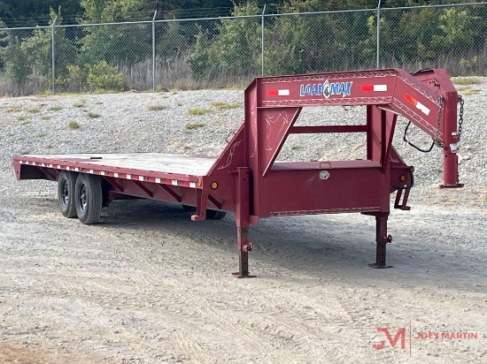 2016 Load Max T/A 28'Gooseneck Flatbed Trailer