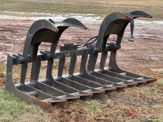 81" BRUSH GRAPPLER SKID STEER ATTACHMENT