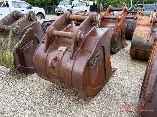 Hendrix 42" Excavator Tooth Bucket, Fits Hitachi Ex270