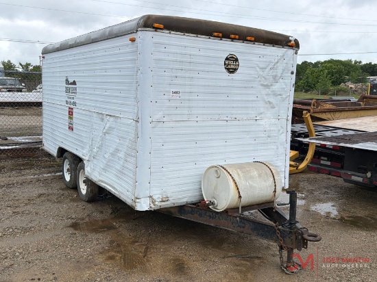 14' X 7' Wells Cargo T/A Enclosedtrailer
