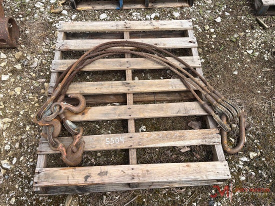 4 Leg Cable Sling With Hooks