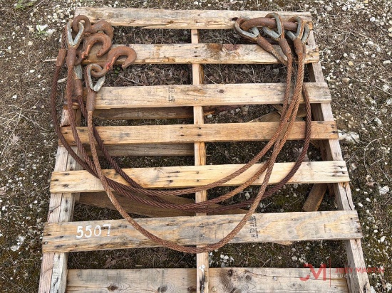 4 Leg Cable Sling With Hooks