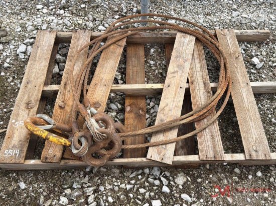 4 Leg Cable Sling With Hooks