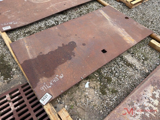 91" X 48" Metal Road Plate