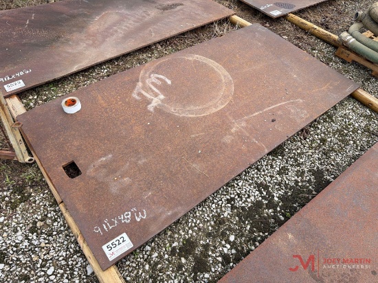 91" X 48" Metal Road Plate
