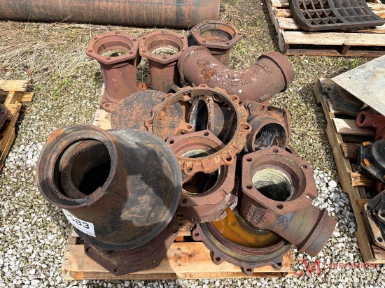 Contents Of Pallet Various Metal Pipe Fittings