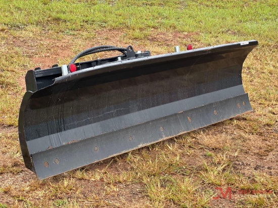 Unused 84" Hydraulic Dozer Blade / Snow Plow Skid Steer Attachment