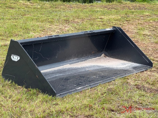 82" Smooth Bucket Skid Steer Attachment