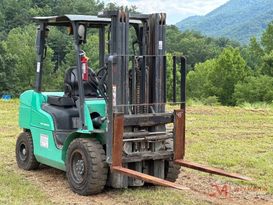 2017 Mitsubishi Fd30n Straight Mast Forklift