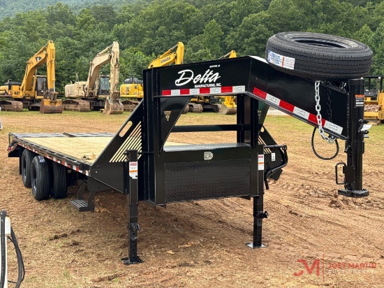 2026 25' Delta Gooseneck Trailer