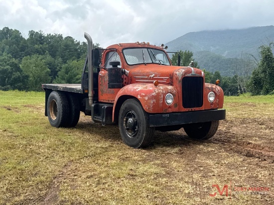 1963 B Model Mack Flatbed Truck