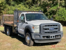 2015 FORD FORD F-450 XL SUPER DUTY FLATBED TRUCK