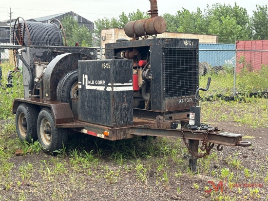 NLB CORP. TRAILER MOUNTED WATER BLASTER