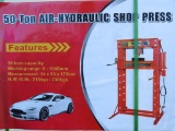 50-Ton Air Over Hyd Shop Press