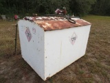 500 Gallon Job Site Fuel Tank w/ 12 V Pump