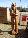 343A   WOODEN INDIAN
