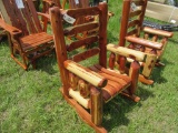 Large Cedar Porch Rockers