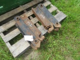 Set of Bush Hog Quick Attach Loader Brackets