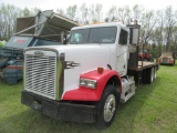 1999 Freightliner Daycab 10 Wheel Flatbed Truck