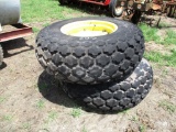 ABSOLUTE - (2) John Deere 18.9-24 Tire and Wheels