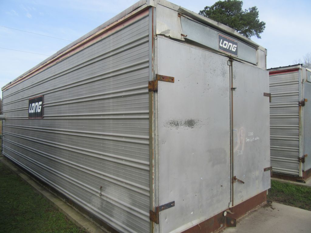 tobacco box barn 39) Long 8 Box Tobacco Barn w/ Boxes (Red Trim)
