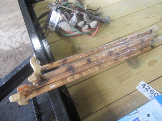 (4216)  4-- Walking Sticks