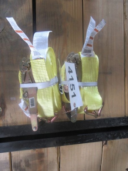 (4151) 2-- AGSMART RATCHET STRAPS