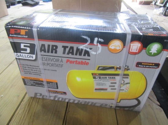 (4268) Performance Tool Portable 5-Gal. Air Tank