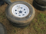 (5683) 2--225/75R15  Trailer Rims/Tires