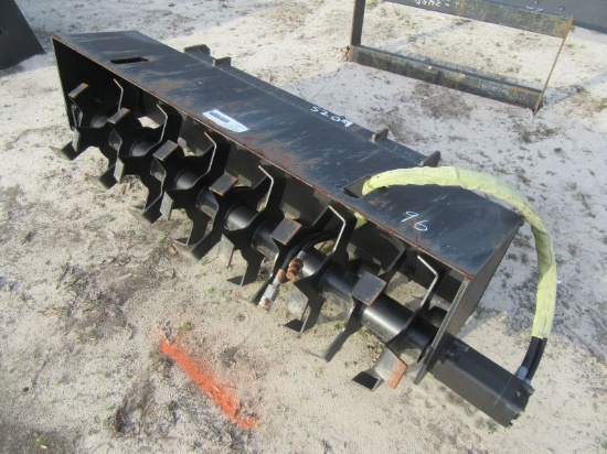 (5209) 6'  Skid Steer Rotary Tiller Attachment