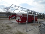 (11402) 20'x24'x8' HD Metal Shed