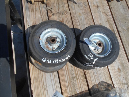 (5798)  New 11X4.00 Tires and Rims (4X$)