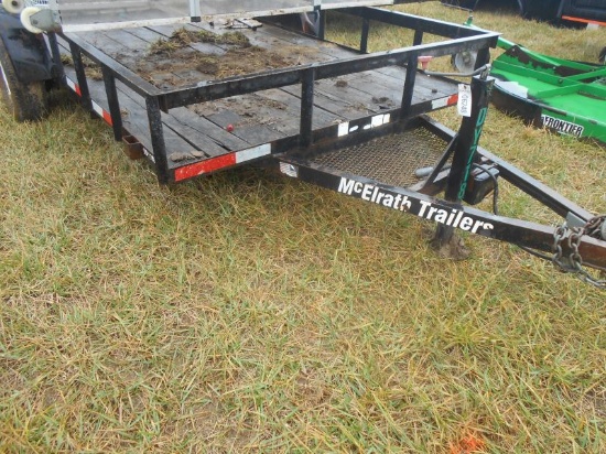 (6248)  McElrath 6Ft 8" X 12 Ft. Utility Trailer