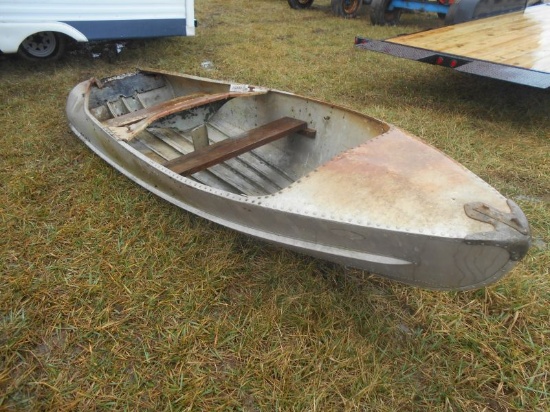 (6851)  12 Ft. Feather Craft Aluminum Boat